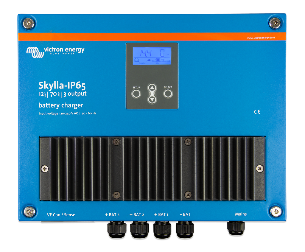 Skylla-I65 12V 70A 3 outputs (top)