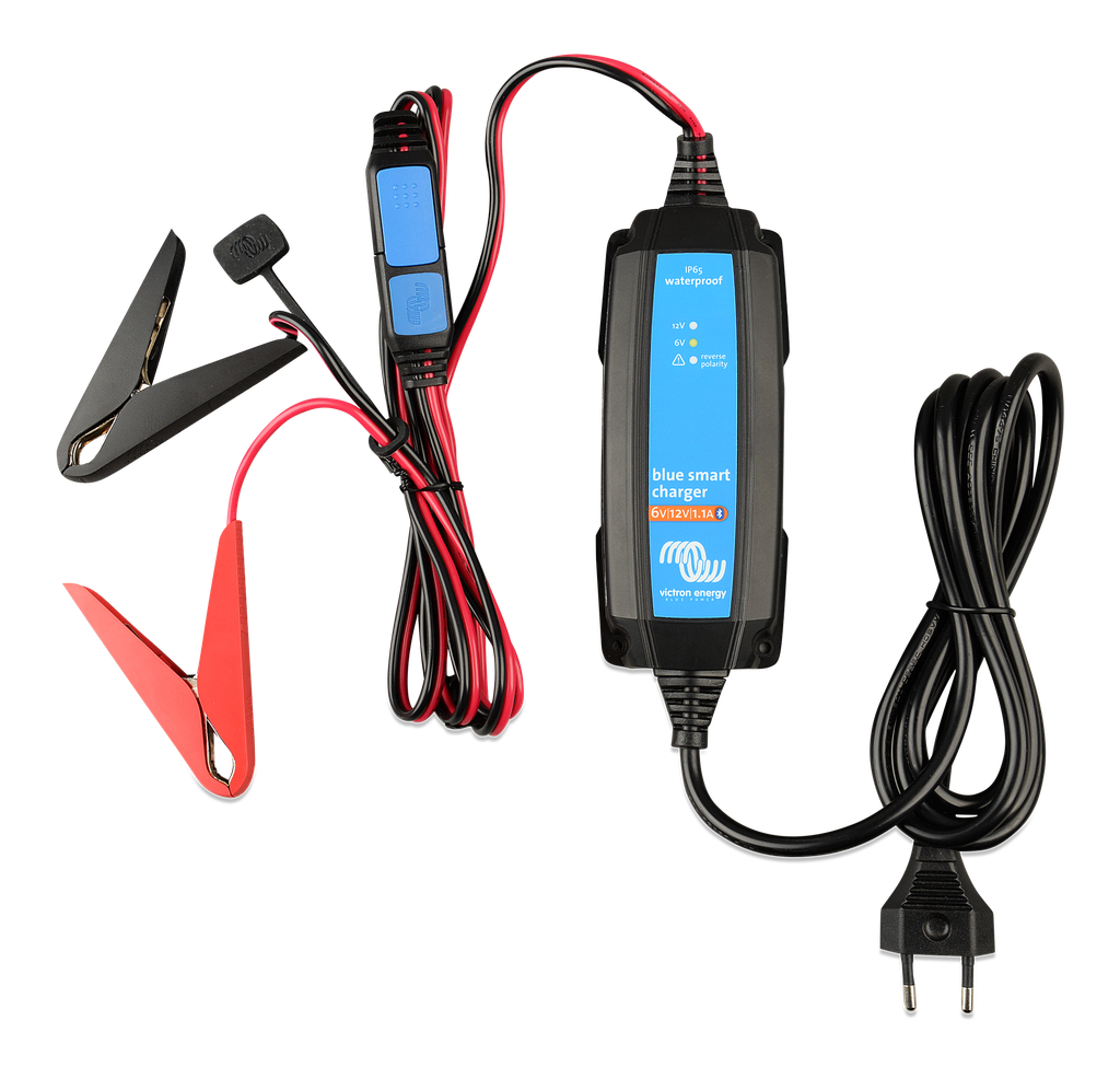 Blue Smart IP65 Charger 6V 12V 1.1 230V CEE 7/16 Retail (top-charger)