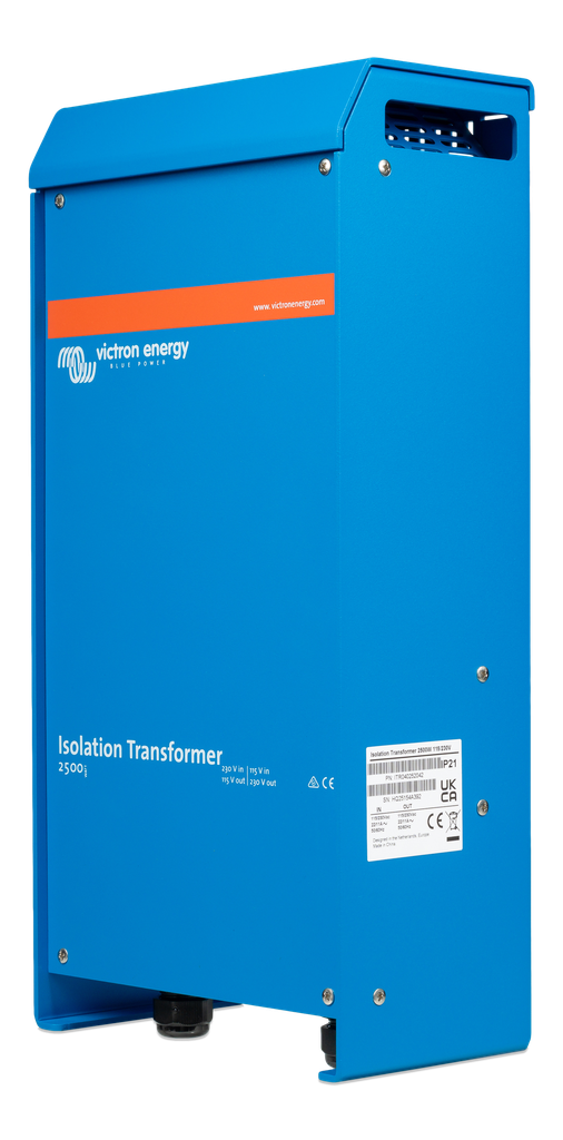 Isolation transformer 2500W (left)