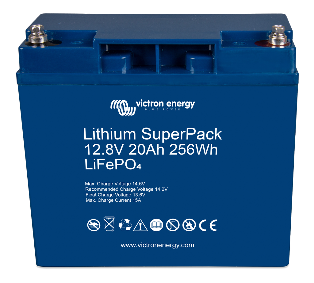 Lithium SuperPack 12,8V 20Ah 256Wh (front-angle)