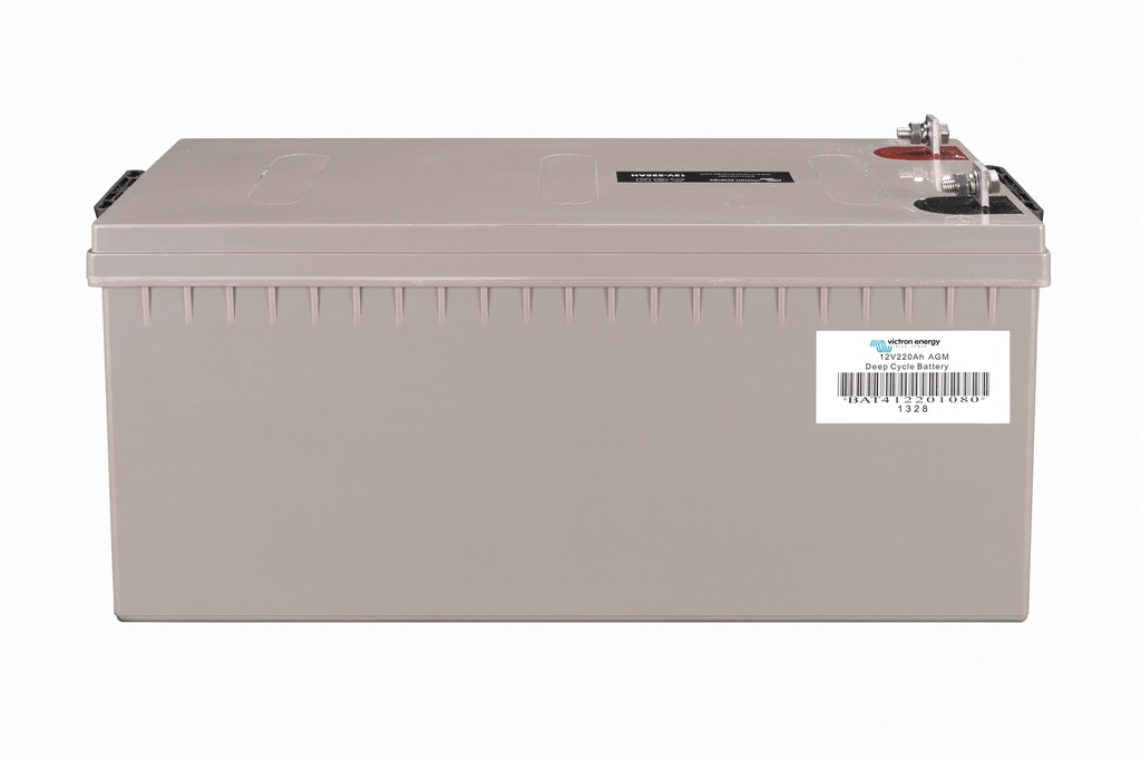 12V 220Ah AGM Deep Cycle (back)