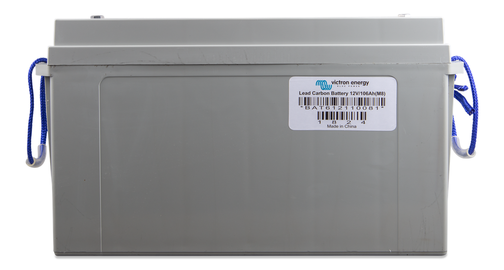 Lead-carbon battery 12V-106Ah - back