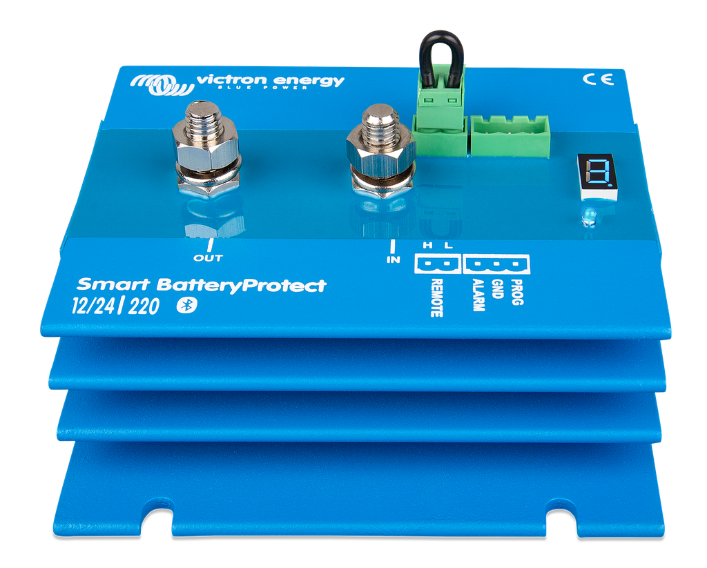 Smart BatteryProtect 12/24V 220A (front-angle)