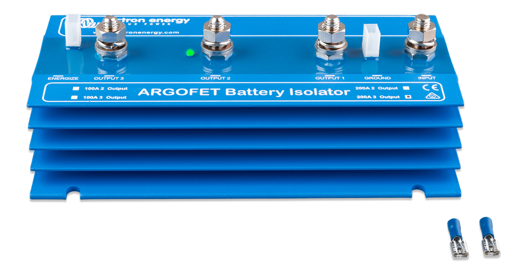 Argofet 200-3 Three batteries 200A (front)