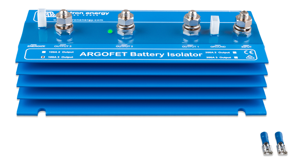 Argofet 100-3 Three batteries 100A (front)