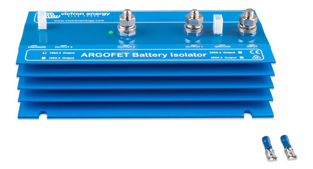 Argofet 100-2 Two batteries 100A (front)