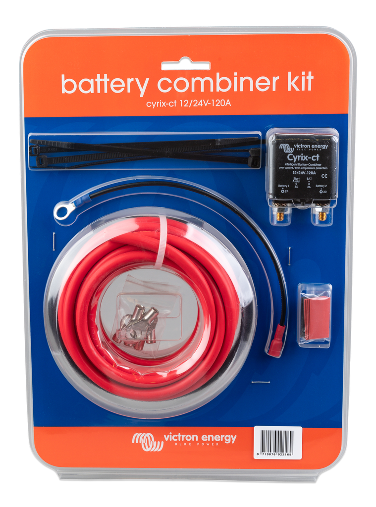 Cyrix-ct 12/24V-120A Battery Combiner Kit (box front)