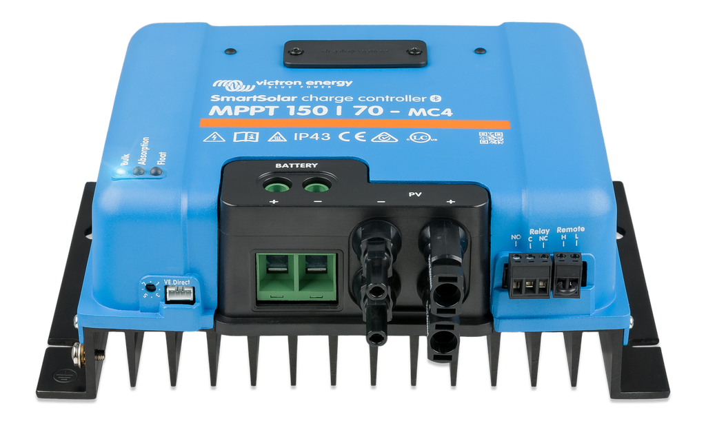 SmartSolar charge controller MPPT 150/70-MC4 (front)
