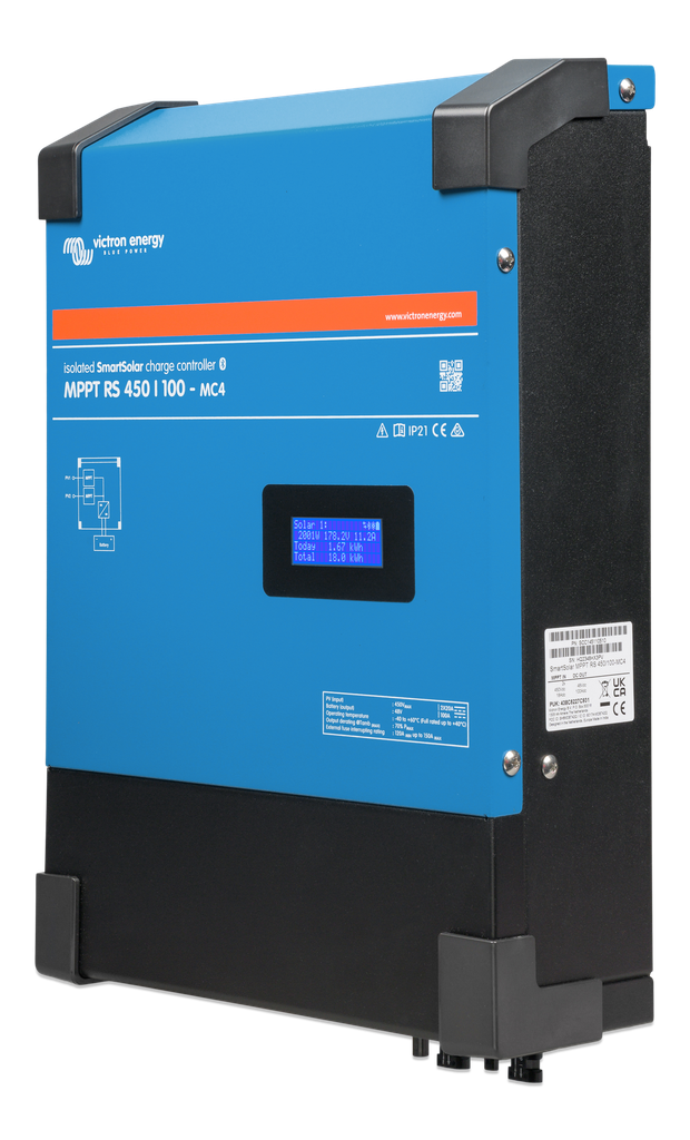 SmartSolar MPPT RS 450-100-MC4 (left)