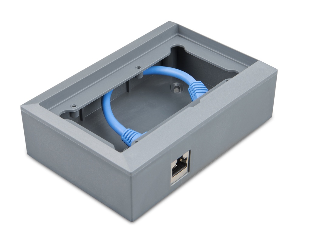 Wall mount enclosure for 65 x 120 mm GX panels (left)