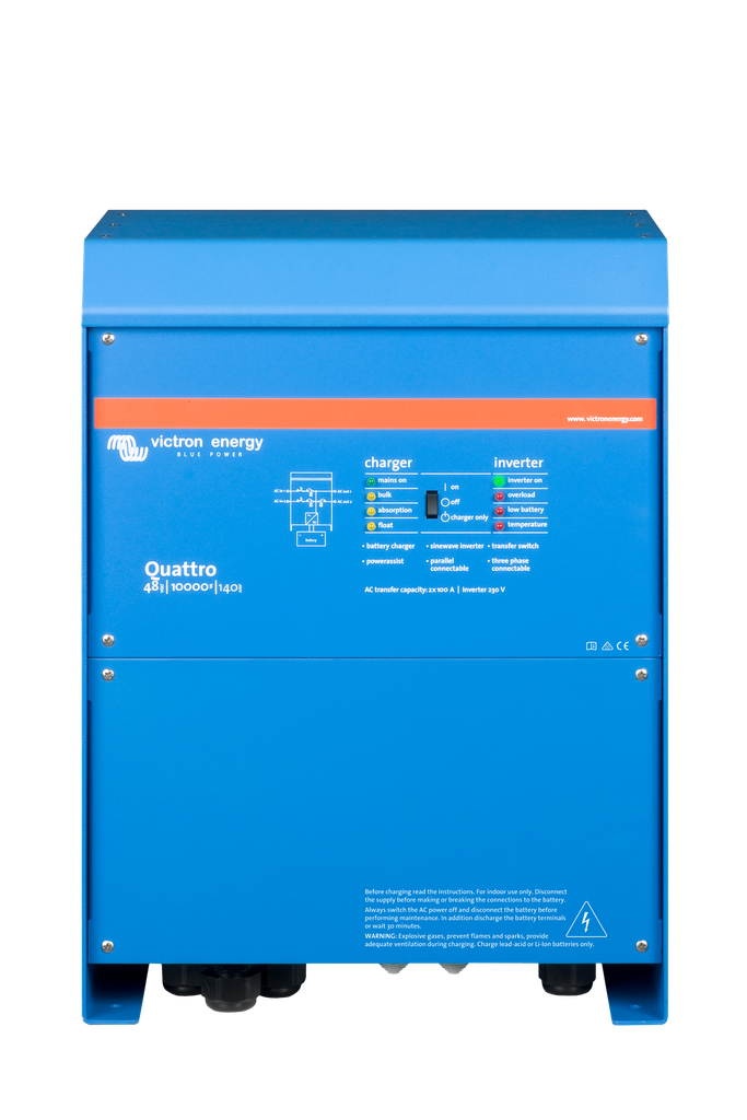 Quattro 48V 10000VA 140A 230V (front)