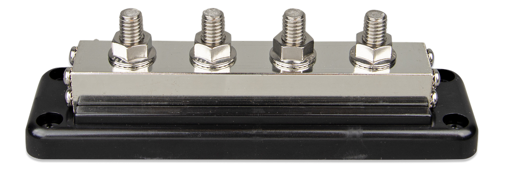 Busbar 600A 4P + ABS cover (front-angle)