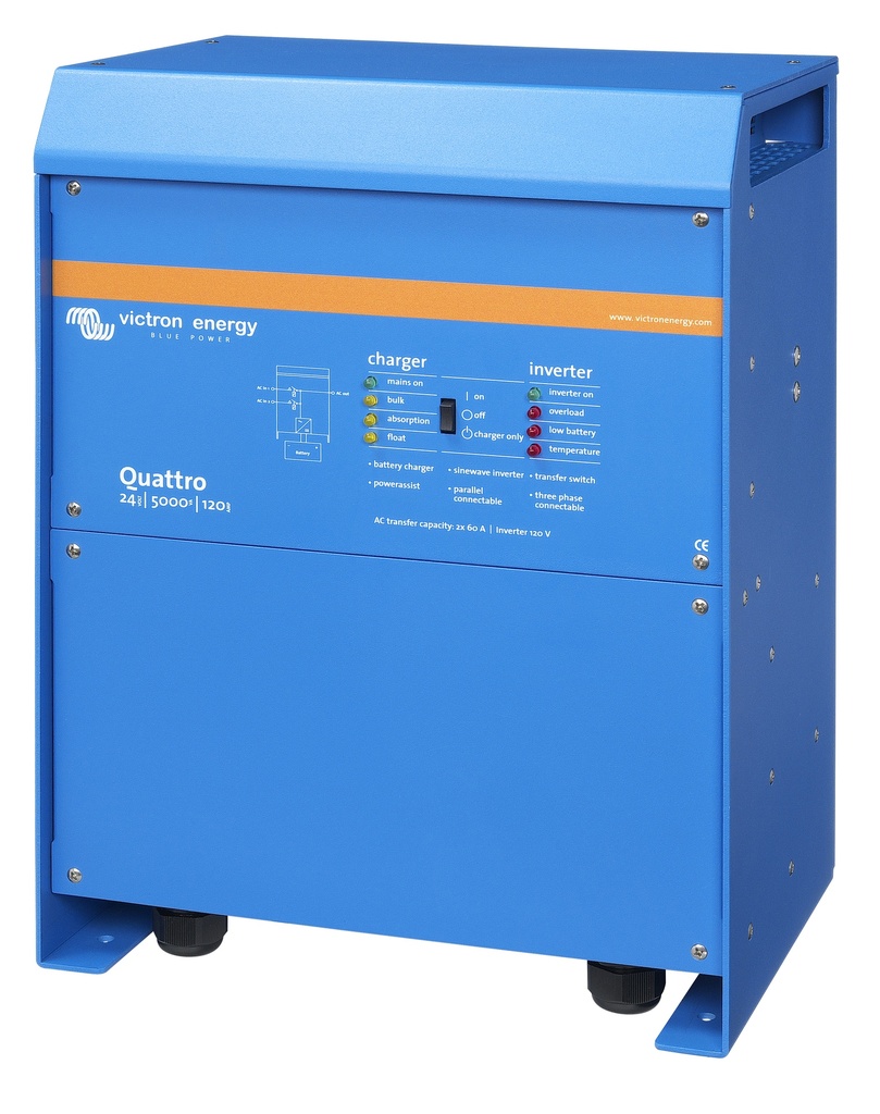 Quattro 24V 5000VA 120A 120VAC (left)