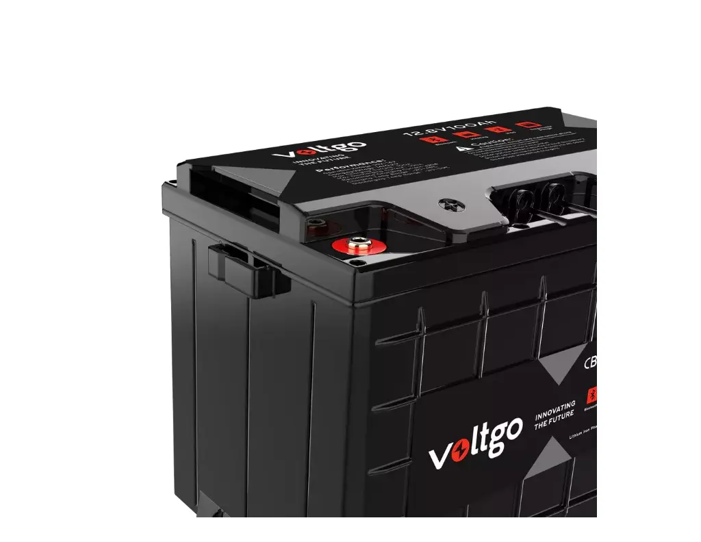 Batterie Voltgo Lithium 6000 ycles 100Ah-12V - 100 Amp décharge - 50 amp de charge - 4 en // et 4 en série possible - BMS intégré et bluetooth
