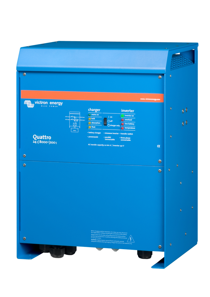 Quattro 24V 8000VA 200A 230V (left)