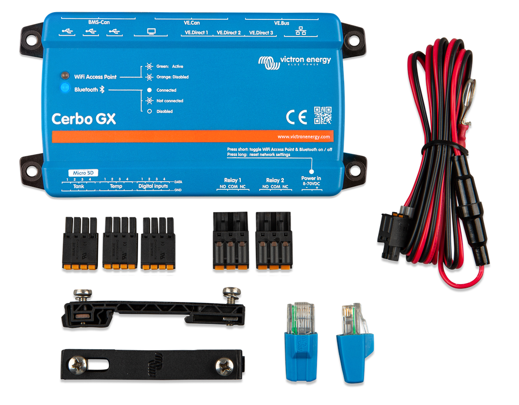 Cerbo GX_with accessories (top)