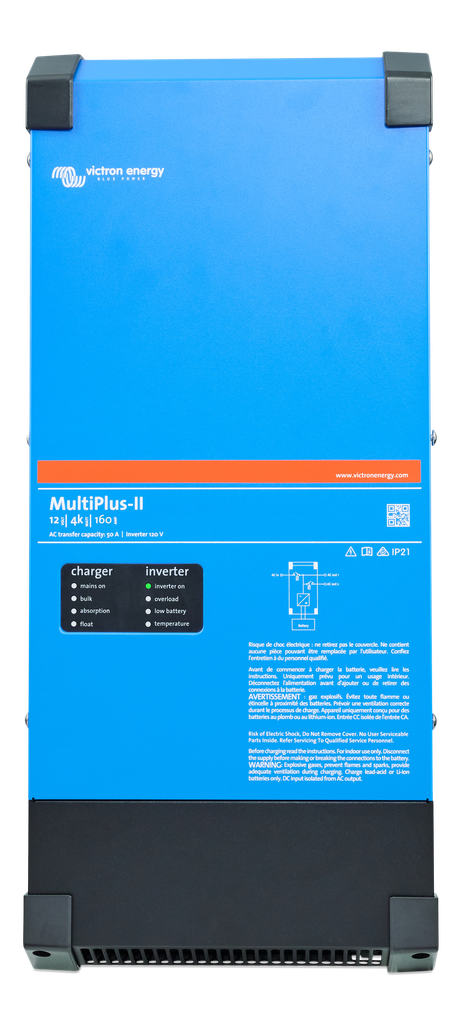 MultiPlus-II 12V 4k 160A 120V (Front)
