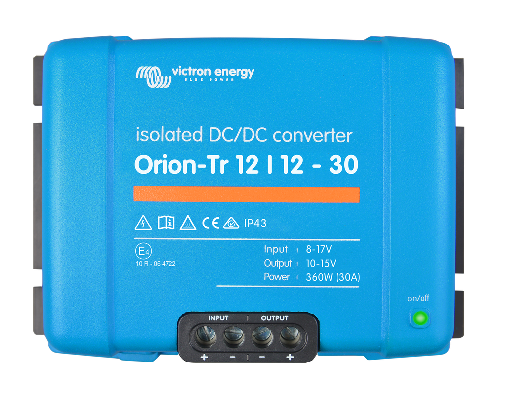 Orion-Tr 12/12-30A (360W) isolated (top)