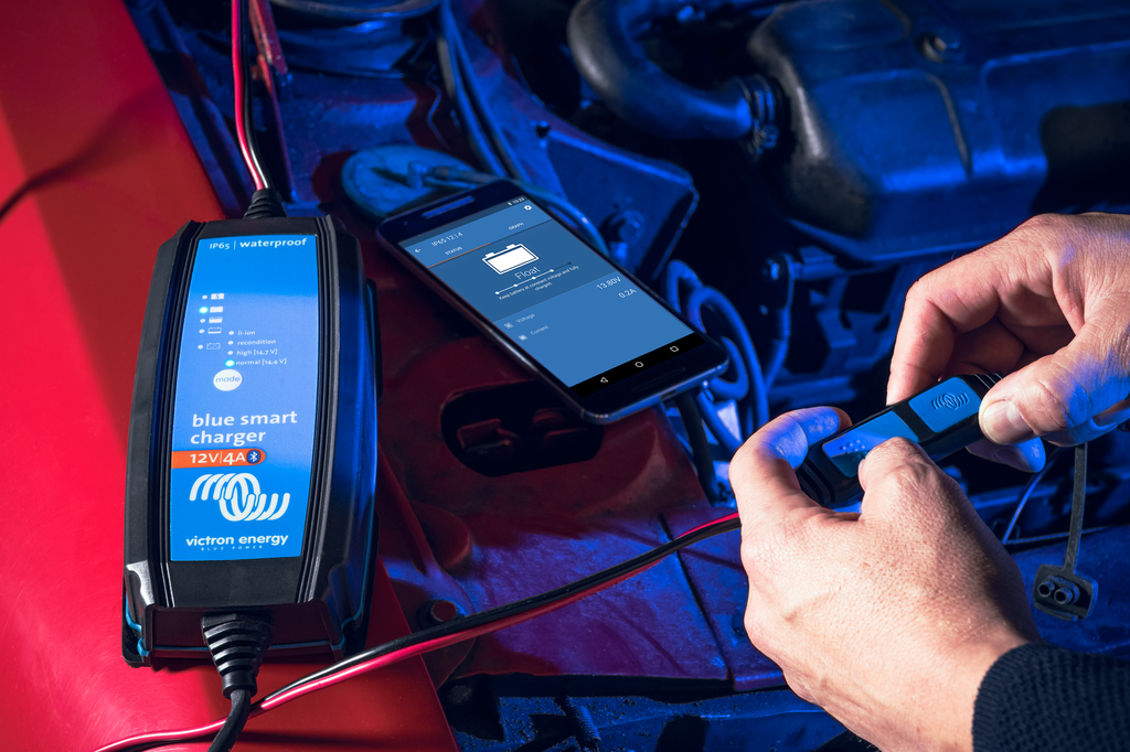 Blue Smart connected with smartphone