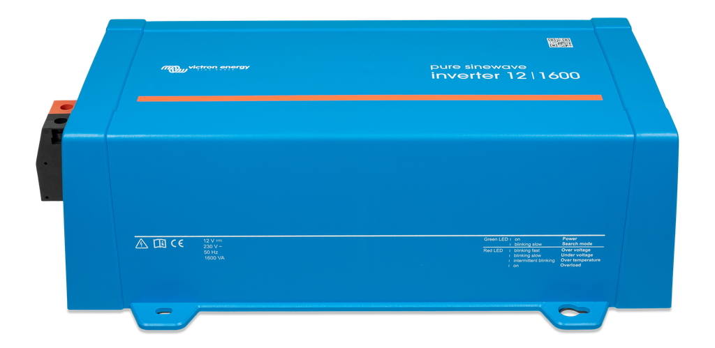 Inverter 12V 1600 VA 230V VE.Direct SCHUKO (side)