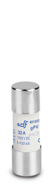Fusible cylindrique gPV 10x38 - 16A - 1000 VDC