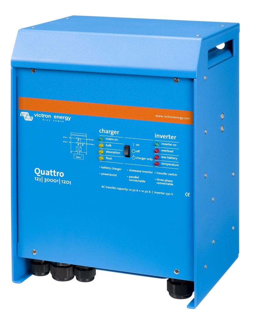[QUA123020010] Quattro 12/3000/120-50/50 230V VE.Bus