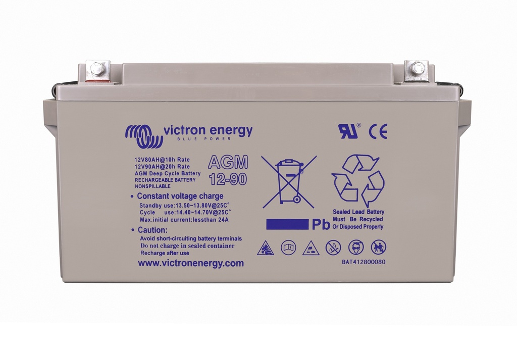 [BAT412800084] 12V/90Ah AGM Deep Cycle Batt.