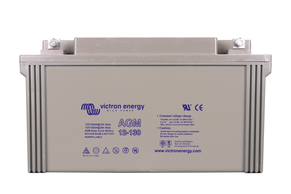 [BAT412121084] 12V/130Ah AGM Deep Cycle Batt.