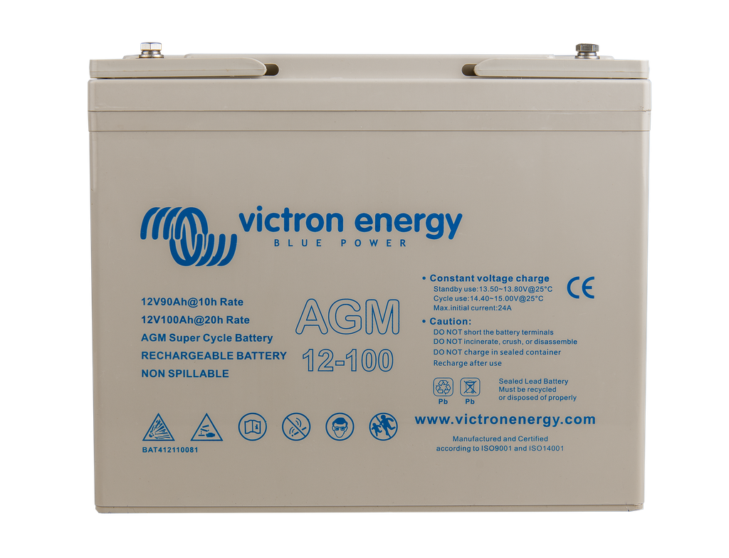 12V/100Ah AGM Super Cycle Batt. (M6)