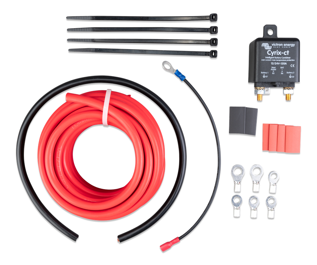Cyrix-ct 12/24V-120A Battery Combiner Kit Retail