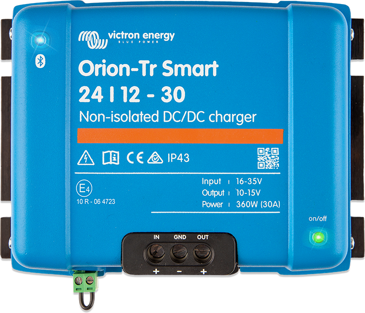 Orion-Tr Smart 12/24-15A (360W) Non-isolated DC-DC charger