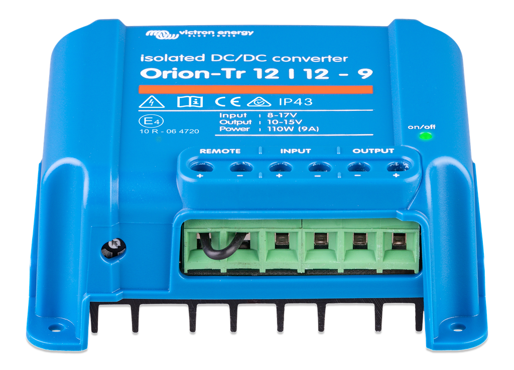 Orion-Tr 12/12-9A (110W) Isolated DC-DC converter