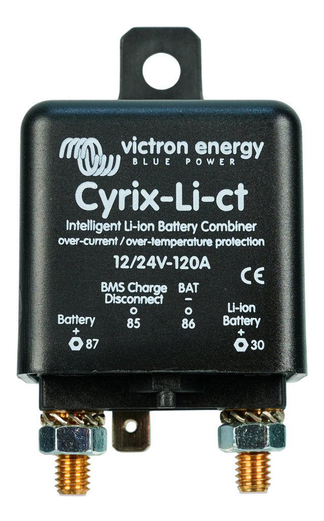 Cyrix-Li-ct 12/24V-120A intelligent Li-ion battery combiner