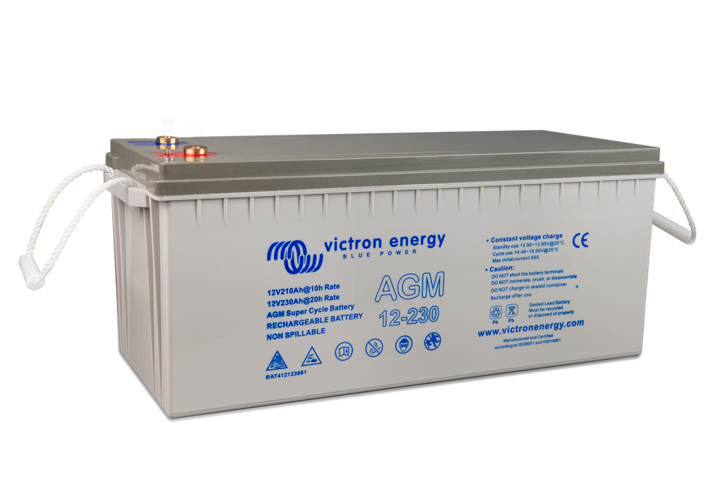 [BAT412123081] 12V/230Ah AGM Super Cycle Batt. (M8)