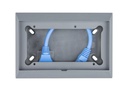 Wall mounted enclosure for 65 x 120 mm GX-panels