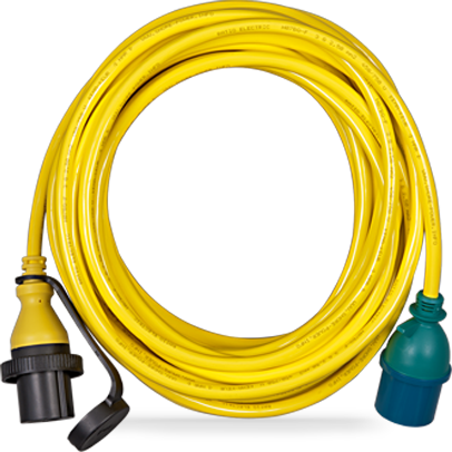 Power Inlet Polyamid with cover 16A/250Vac (2p/3w)